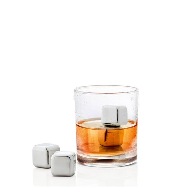 Kitchencuisine Stainless Steel Ice Cubes, Set of 4 KI2528190